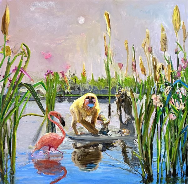 Bojan Šumonja, Full moon swamp gang, 2024.