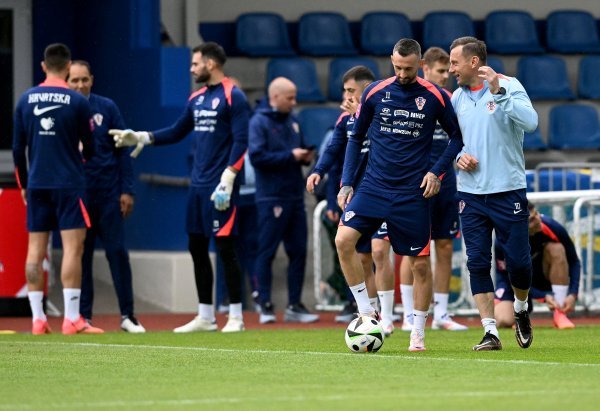 Hrvatska nogometna reprezentacija, trening, 12.6.2024.