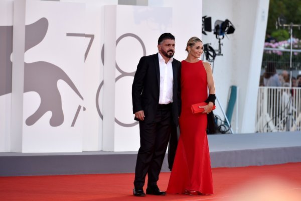 Gennaro Gattuso i Monica Romano