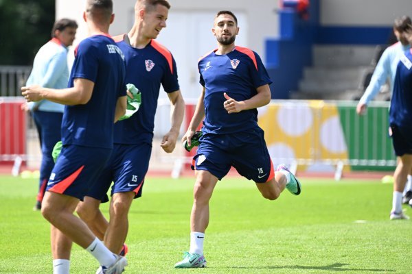 Trening hrvatske nogometne reprezentacije