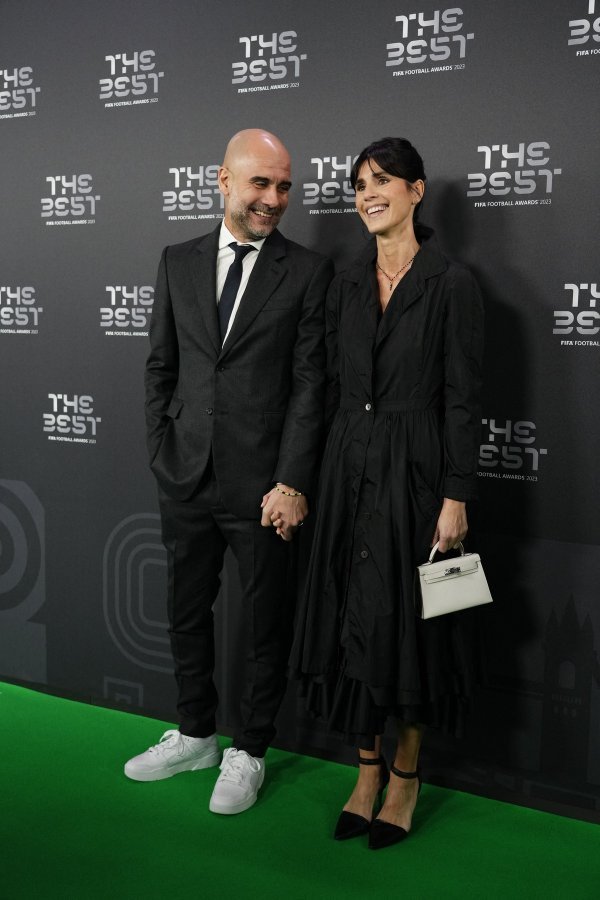 Pep Guardiola sa suprugom Christinom