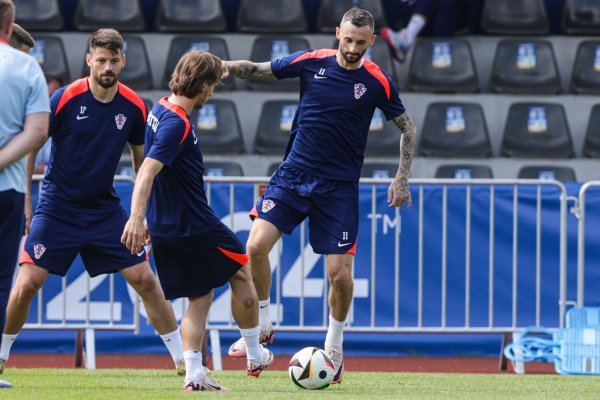 Hrvatska nogometna reprezentacija, trening uoči utakmice s Italijom, 23.6.2024.