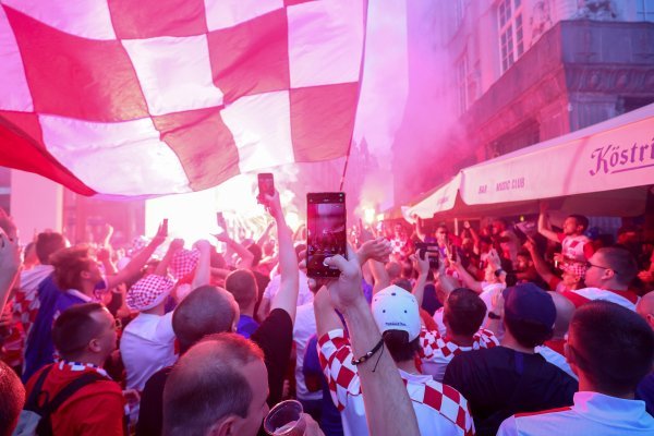 Hrvatska, navijači, Leipzig 2, 23.6.2024.