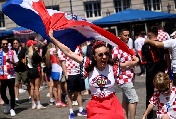 Navijači, Hrvatska, Leipzig, 24.6.2024.
