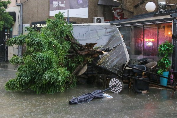 Nevrijeme u Novom Pazaru, Srbija