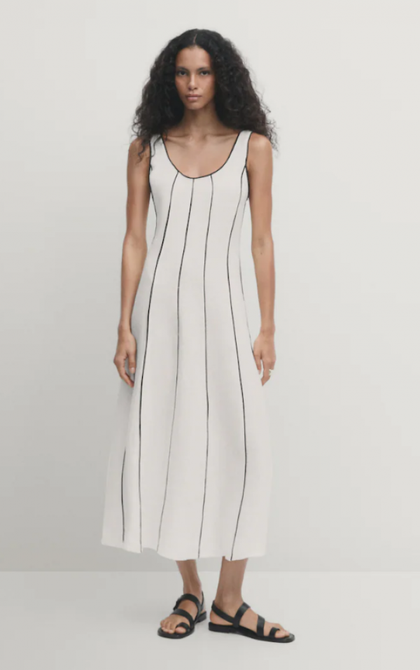 Haljina s prugicama - Massimo Dutti
