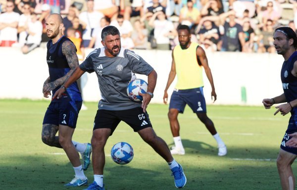 Hajduk, trening, navijači, 28.6.2024.