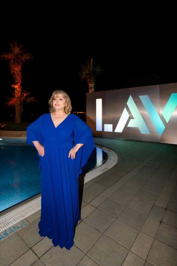 Jasna Zlokić na partyju u Splitu