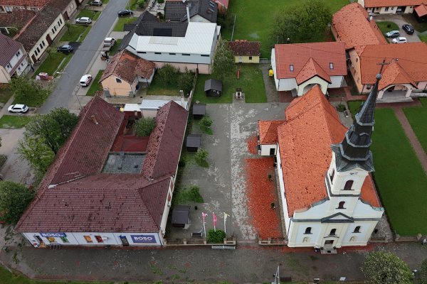 Pogled iz zraka na Bošnjake nakon razornog nevremena