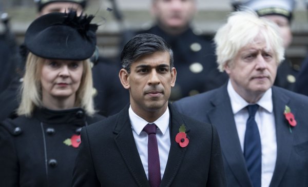 Liz Truss, Rishi Sunak i Boris Johnson
