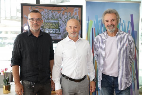Miro Buljan, Nenad Marčec i Husein Hasanefendić Hus na predstavljanju izvješća HDS ZAMP-a