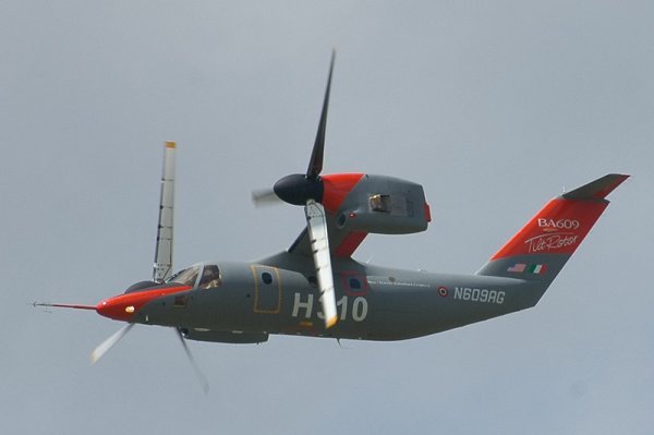 AW609 u avionskom načinu rada