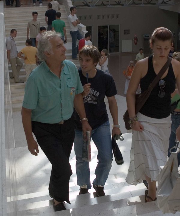 Niko Kranjčar na prijemnom na Ekonomskom fakultetu 2005.