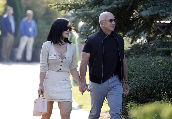 Jeff Bezos i Lauren Sanchez