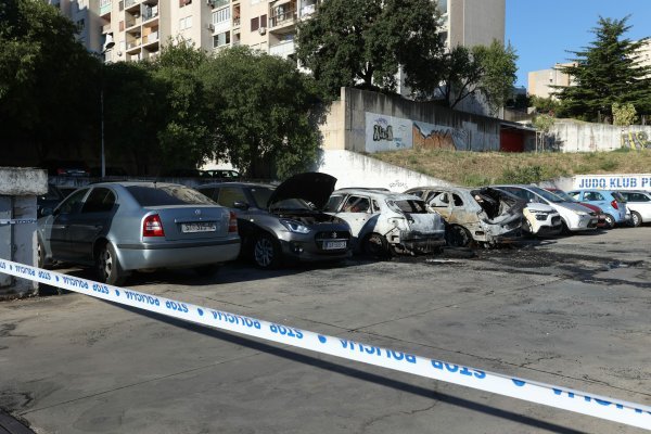 Izgorjeli automobili u Splitu