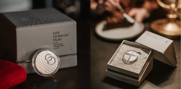 Srebrna medalja 'Vjenčanje' i srebrna medalja 'Križ'