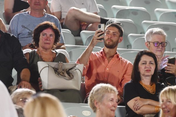 Andrej Kramarić s roditeljima u Šibeniku