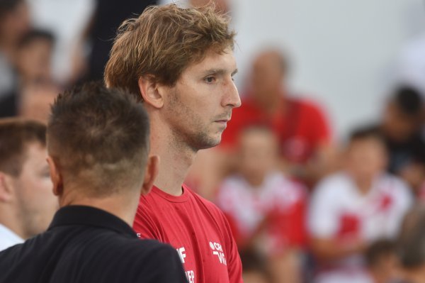 Šibenik: Prijateljska vaterpolska utakmica Hrvatska - SAD, 19.7.2024.