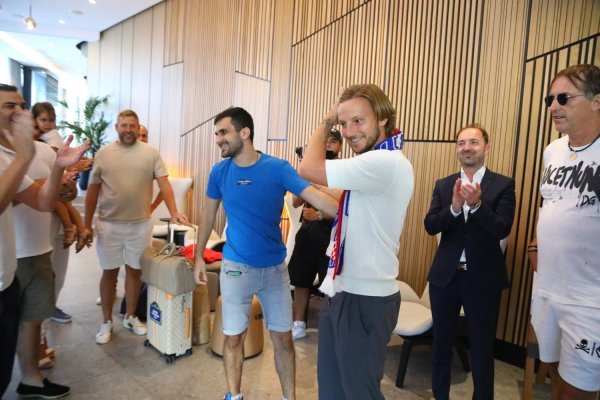Ivan Rakitić stigao u Split 21.7.2024.