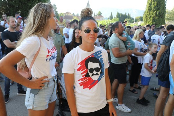 Hajduk navijači, doček Ivana Rakitića 21.7.2024.