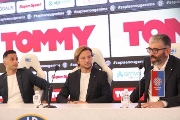 Ivan Rakitić predstavljanje u Hajduku 21.7.2024.