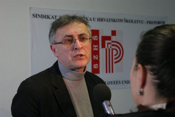 Predsjednik sindikata Preporod Željko Stipić