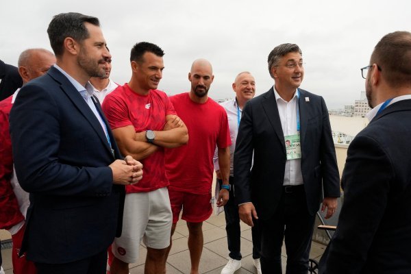 Premijer RH Andrej Plenković u Olimpijskom selu, Pariz, 27.7.2024.