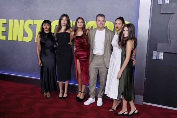 Matt Damon s obitelji