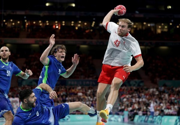 Slovenija - Danska, rukomet, polufinale, Olimpijske igre, 9.8.2024.