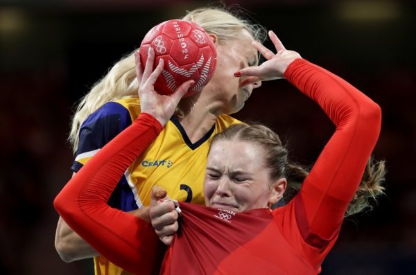 Danska - Švedska, rukometašice, Olimpijske igre, za broncu, 10.8.2024.