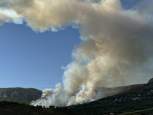 Požar u Rupotini kod Solina