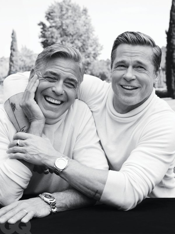 George Clooney i Brad Pitt