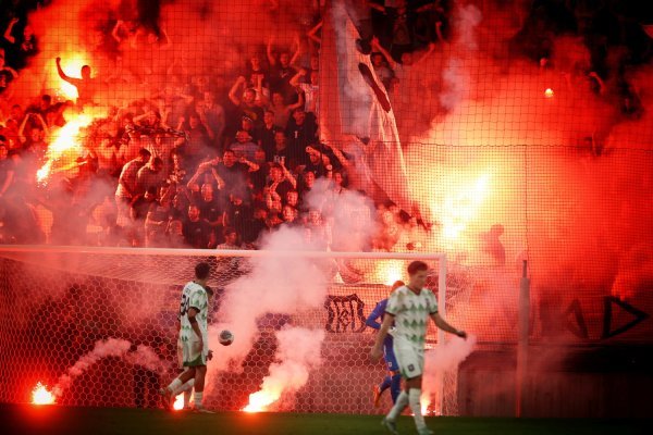 Neredi u Ljubljani, Armada bakljada, Olimpija - Rijeka, 29.8.2024.