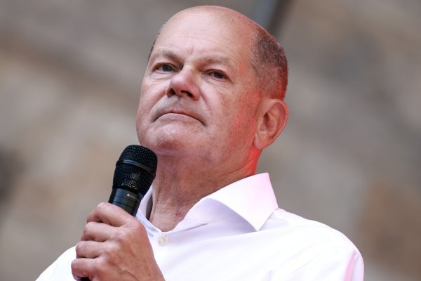Olaf Scholz u Chemnitzu