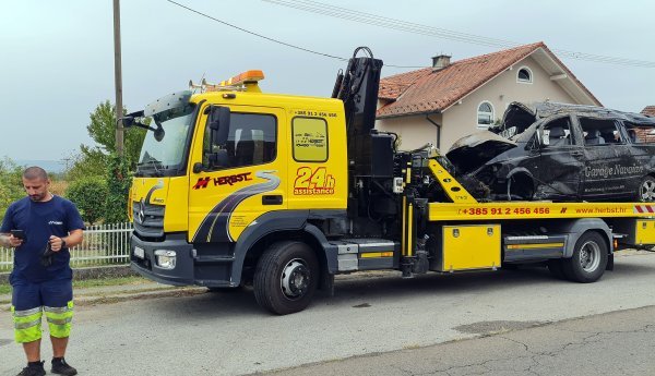 Prometna nesreća kod Slavonskog Broda, bježali policiji pa sletjeli u kanal