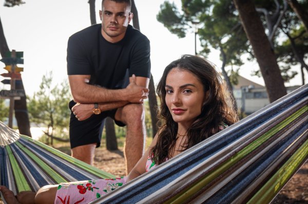 Barbara Matić i zaručnik Frano Vugdelija