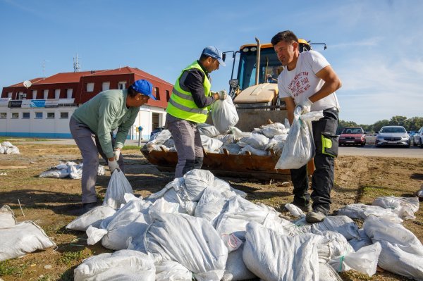 Pripreme za obranu od poplave u Vukovaru