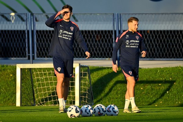 Trening hrvatske nogometne reprezentacije, Zagreb, 7.10.2024.