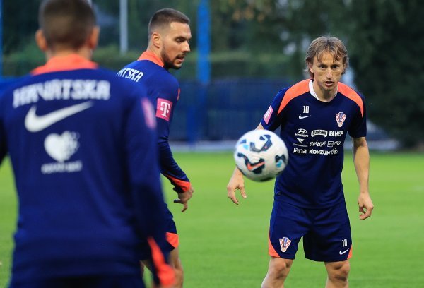 Hrvatska nogometna reprezentacija, trening, 8.10.2024.