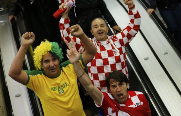 Hrvatski navijači u Sao Paulu Reuters