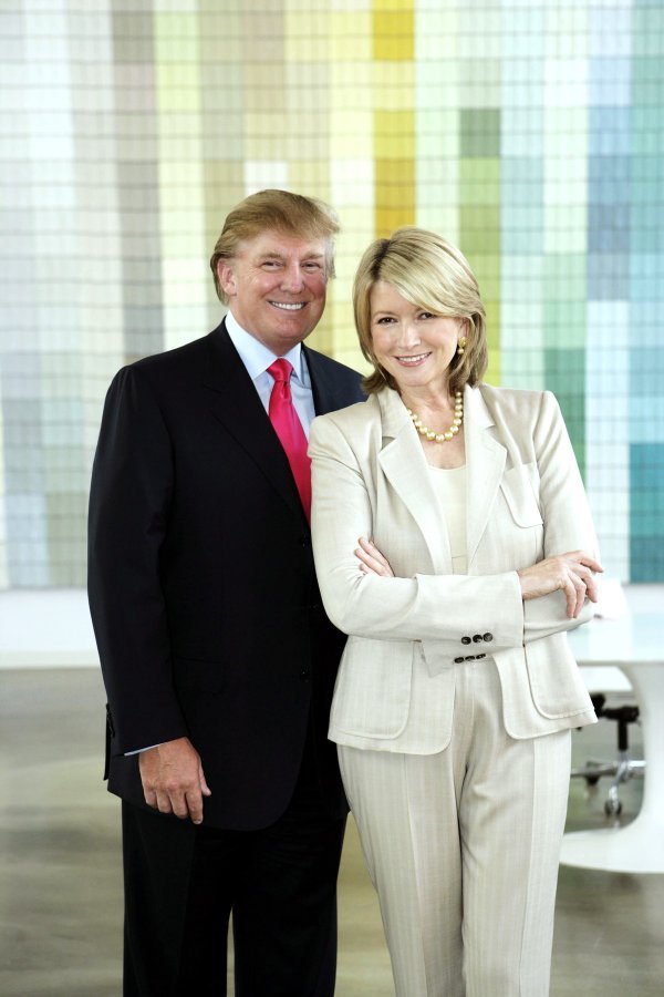 Martha Stewart i Donald Trump