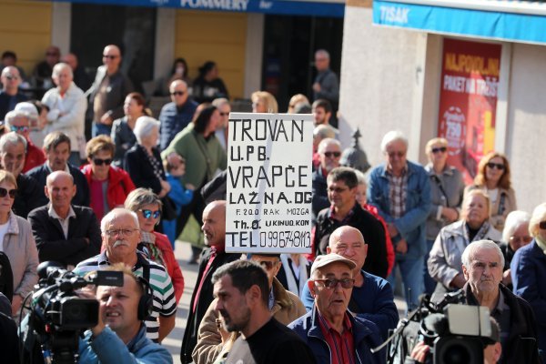 Prosvjed umirovljenika u Rijeci