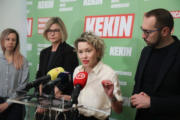 Ivana Kekin predstavila kandidaturu za predsjednicu