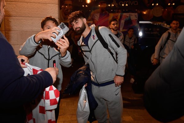 Hrvatska nogometna reprezetnacija, dolazak u Split, 16.11.2024. Joško Gvardiol