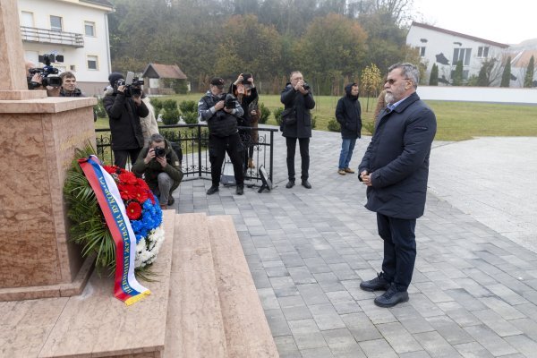 SNV položilo vijence za žrtve Vukovara