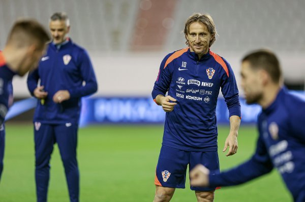 Hrvatska nogometna reprezentacija, trening Split, 17.11.2024.