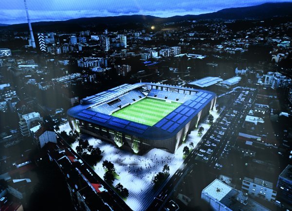 Projekt novog stadiona u Kranjčevićevoj ulici
