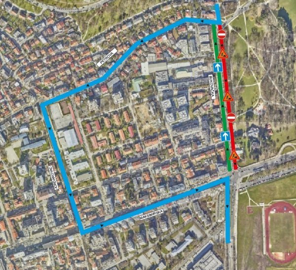 Bukovačka - regulacija prometa