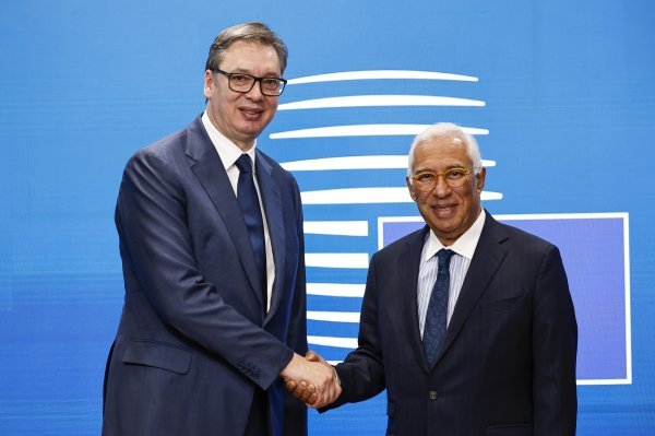 Aleksandar Vučić i Antonio Costa