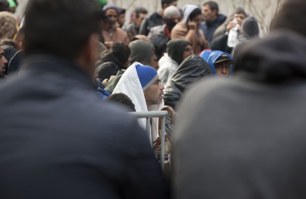 Sirijske izbjeglice u Berlinu 2015.